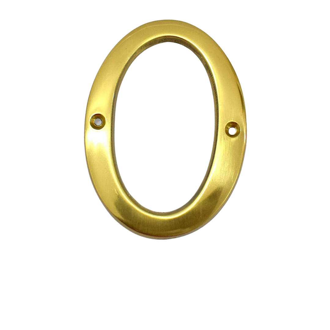 WIGANO 4 inches House Door Number 0